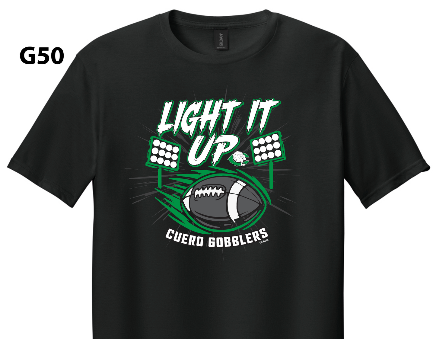 G50 - Light it Up Gobbler Spirit Shirt