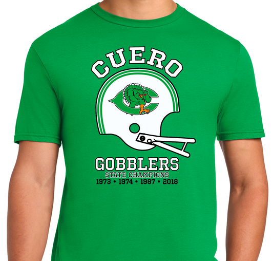 2025 - Cuero All Sports Booster Gobbler Spirit shirt - Green
