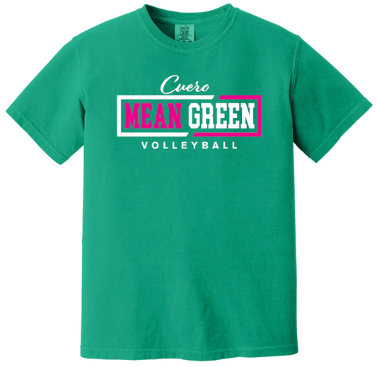 2025 - Mean Green Volleyball Green Shirt short sleeve